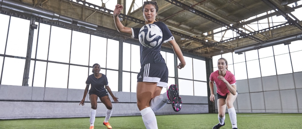 Game On. Suit up to play with the latest soccer cleats, shin guards and more.