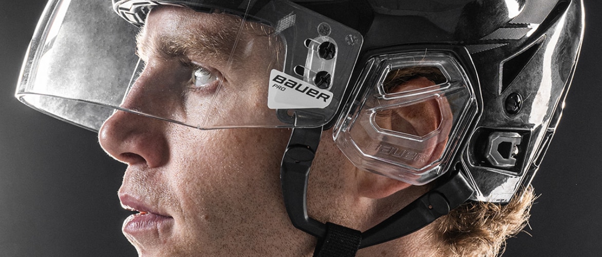 Team Sports: Hockey Helmets, Cages & Visors. Keep your head in the game with the latest helmets, cages, and visors.