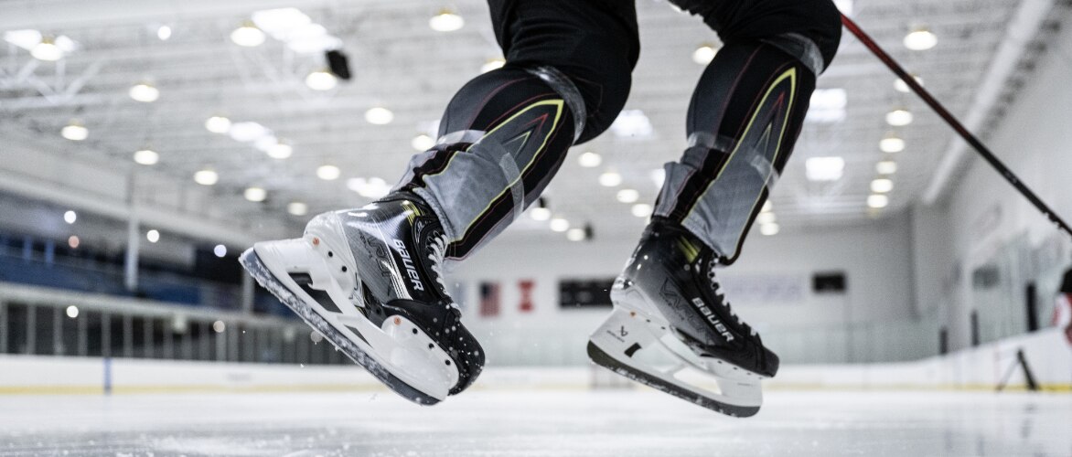 Hockey: Skates. Maximize your power and control with hockey skates for all skill levels.