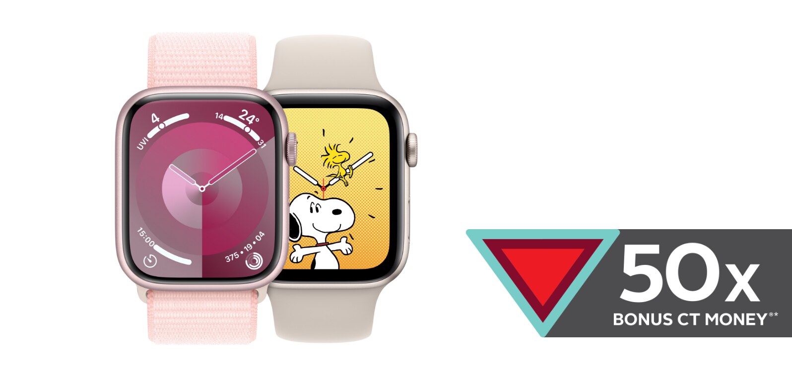 Earn 50x Bonus CT Money on select Apple Watches. Shop Now.