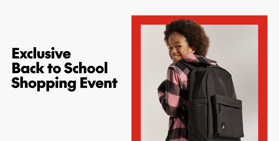 Exclusive Back to School Shopping Event