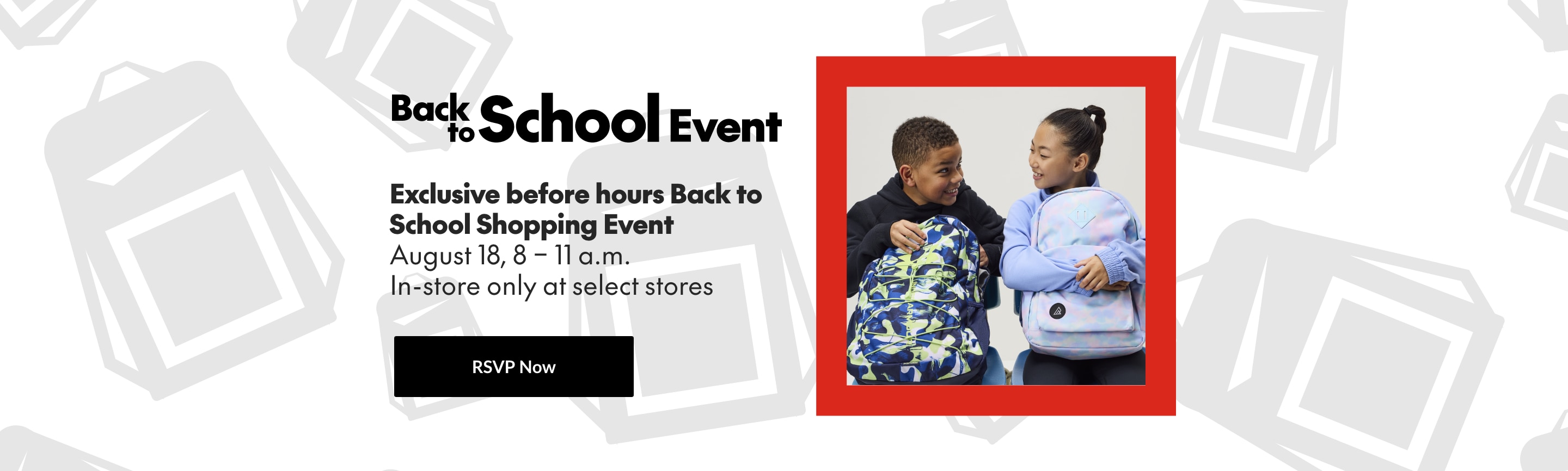 Back to School In-Store Event