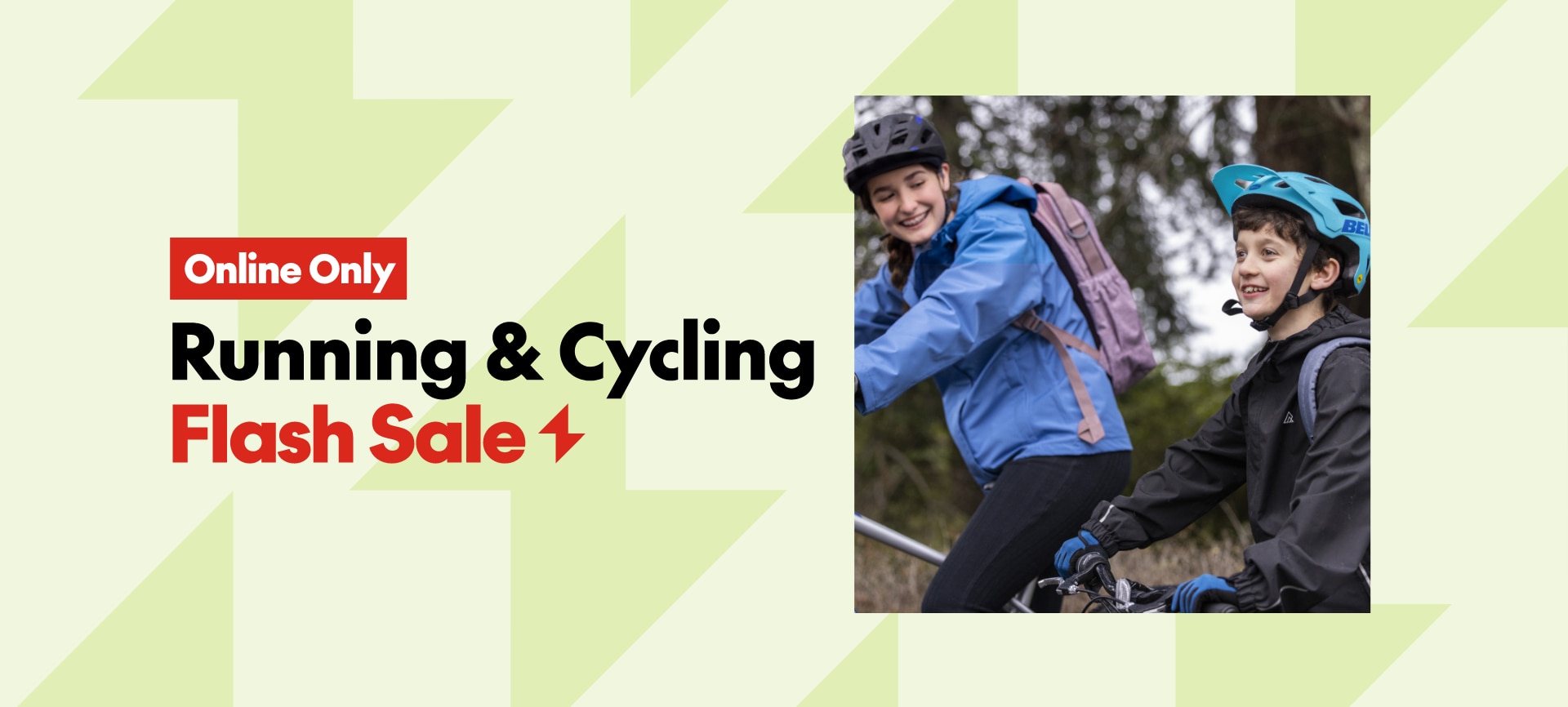 Running & Cycling Flash Sale up to 60% off*