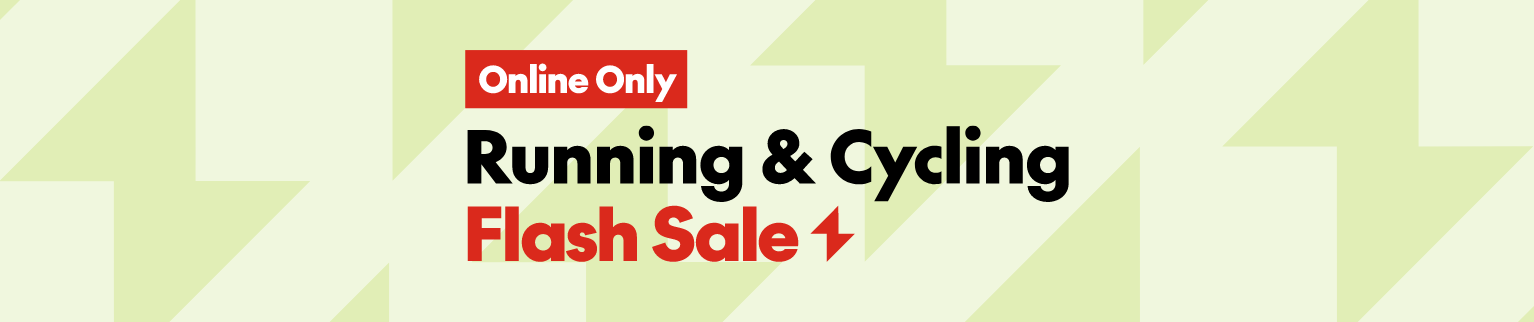 Running & Cycling Flash Sale up to 60% off*