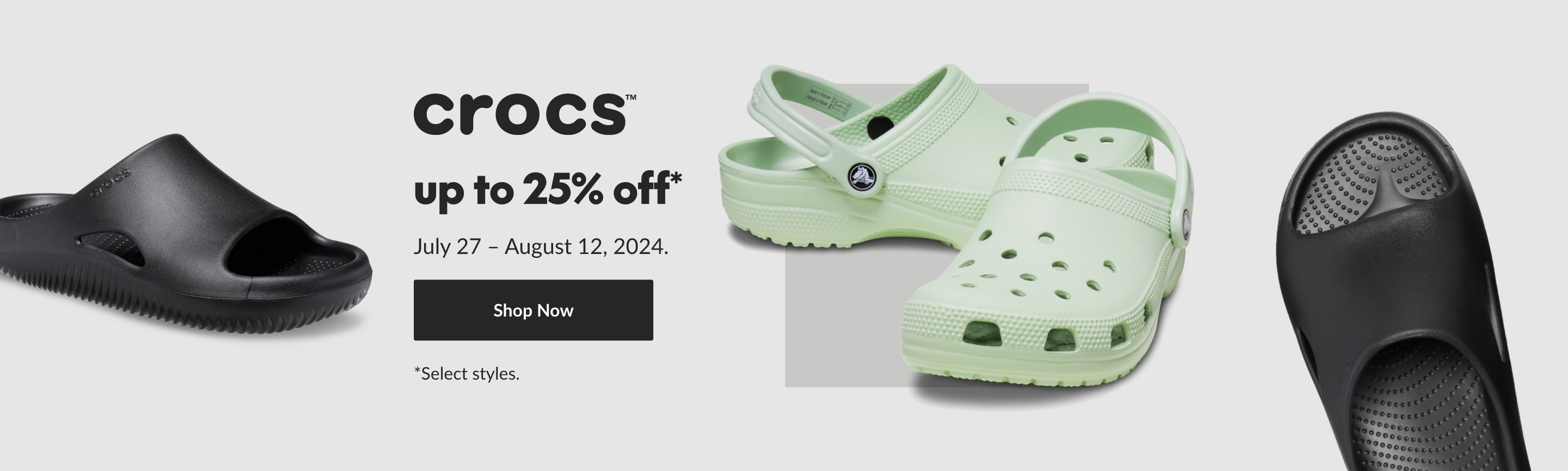 Crocs 25% Off