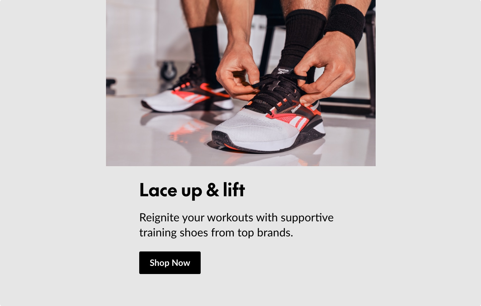 Working Out: Training Footwear