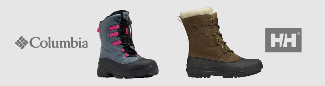 Columbia & Helly Hansen Boots up to 25% off*