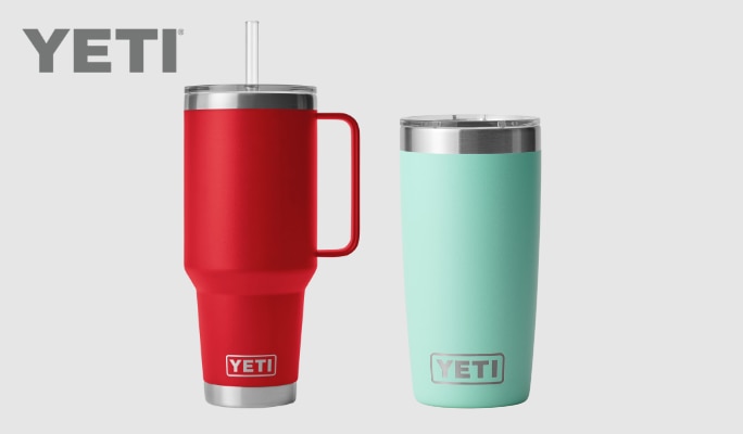 YETI Drinkware 25% off*