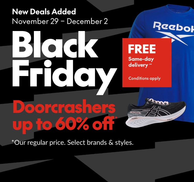 Black Friday doorcrashers up to 60% off*