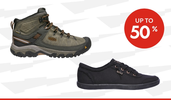 Women's & Men's Hiking & Trend Shoes Up to 50% off*