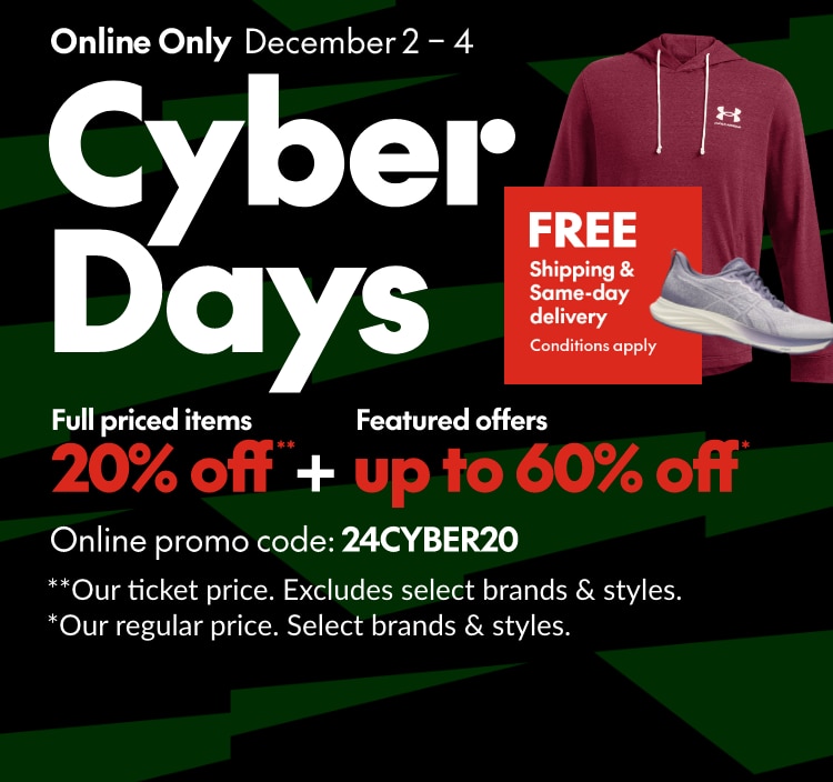 Cyber Days Online Only December 2-4