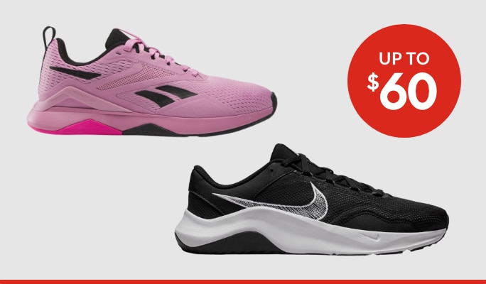 Women’s & Men’s Running & Training Shoes up to $60 off*