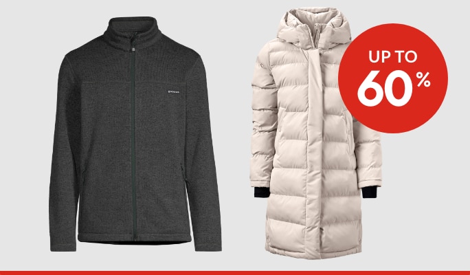 Women’s & Men’s Clothing & Jackets up to 60% off*