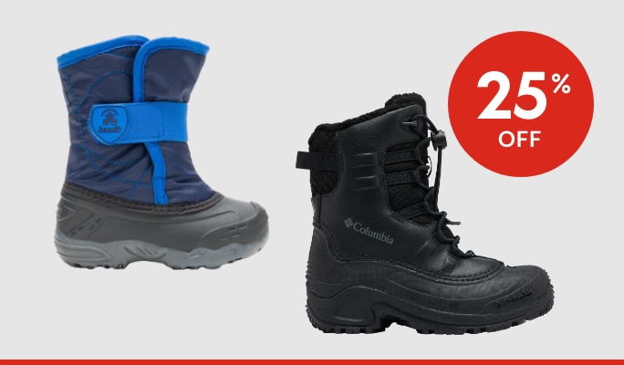 Kids’ Boots 25% off*