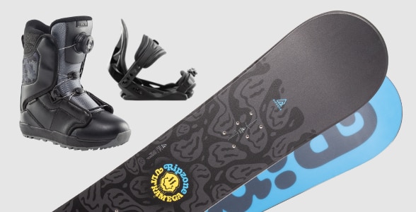 Ripzone Junior Snowboard Package