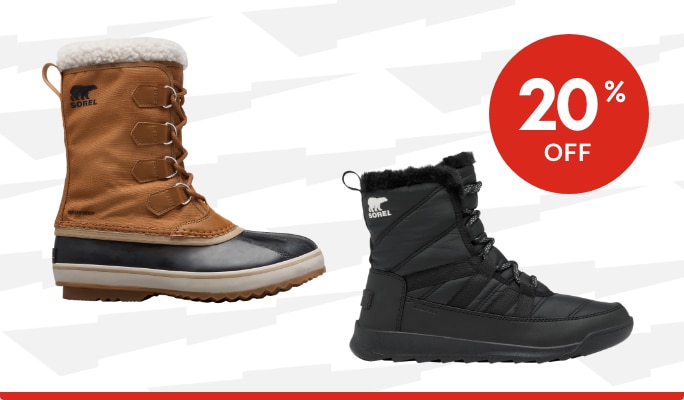 Sorel 20% off*