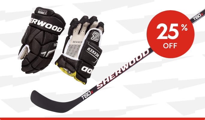 Sherwood Hockey Equipment 25% off*