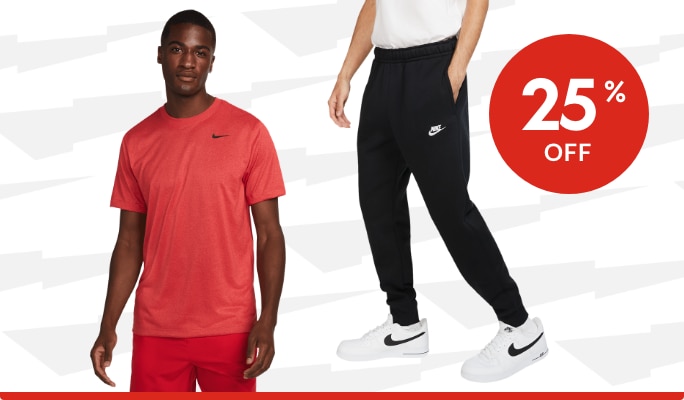 Nike Men’s Clothing 25% off*