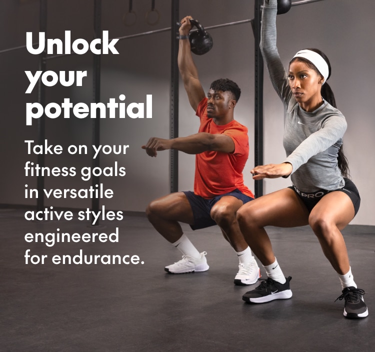 Fitness clothing, footwear and equipment