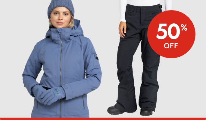 Roxy Women’s Outerwear 50% off*