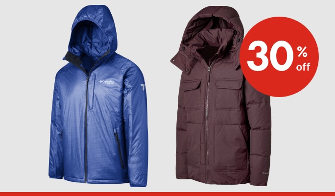 Columbia Outerwear 30% off*