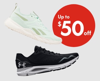 Women’s & Men’s Shoes up to $50 off