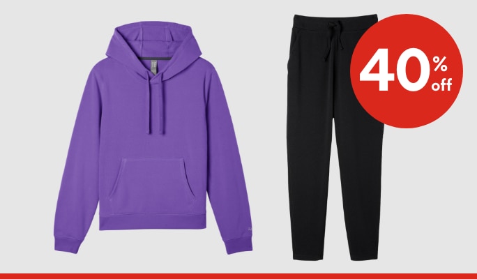 FWD Women’s & Men’s All Year Fleece Clothing 40% off