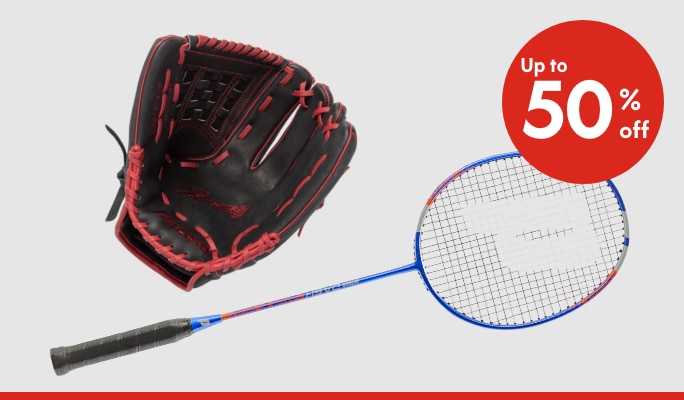 Equipment up to 50% off