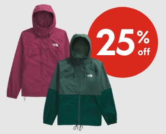 The North Face 25% off*, Offer valid May 12-19