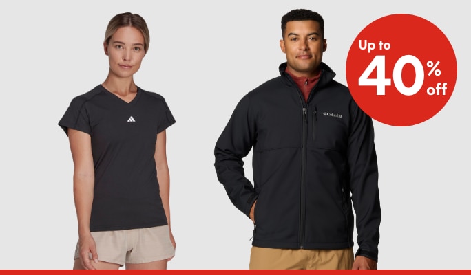 Women's & Men's Clothing & Jackets up to 40% off