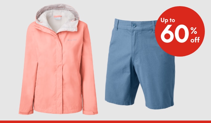 Women's & Men's Clothing & Jackets up to 60% off*