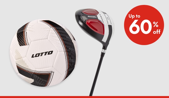  Equipment Up to 60% Off*