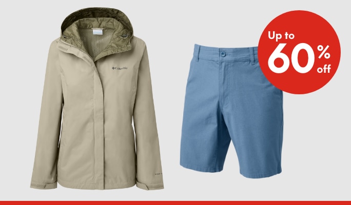 Women's & Men's Clothing & Jackets up to 60% off*