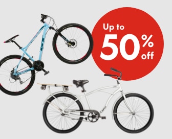 Bikes up to 50% off
