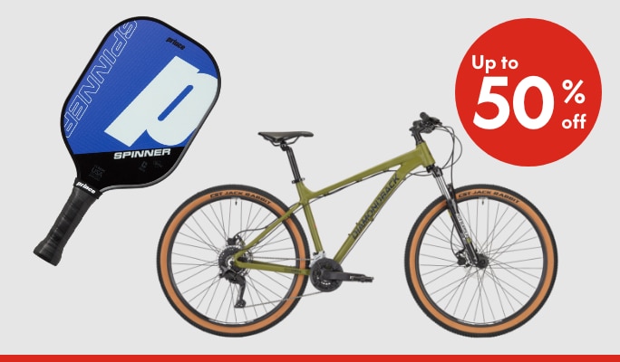 Equipment Up to 50% Off