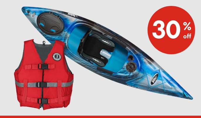 Kayaks, Paddleboards & Accessories 30% off