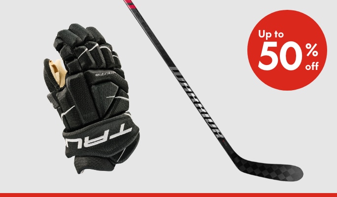 Hockey Equipment up to 50% off