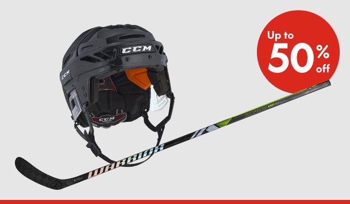 Hockey Equipment up to 50% off