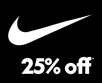 Nike 25% off