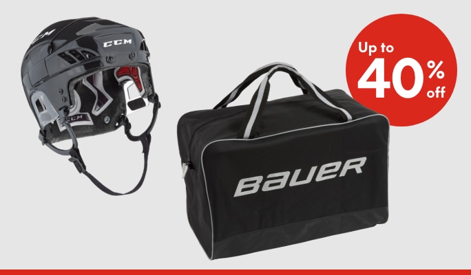 Hockey Equipment up to 40% off