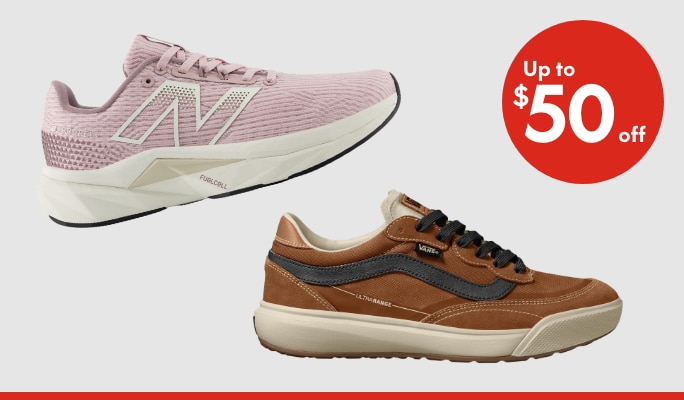 Women's & Men's Shoes up to $50 off