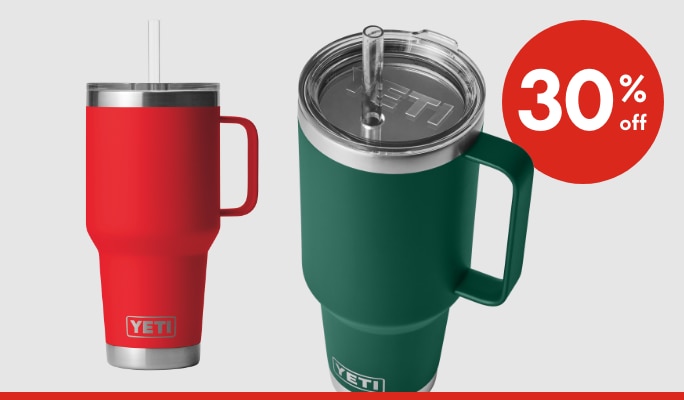 Yeti 35 & 42oz. Straw Mugs 30% off