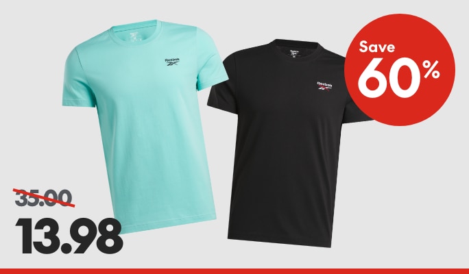 Reebok Men's ID Logo Short Sleeve Tee save 60%