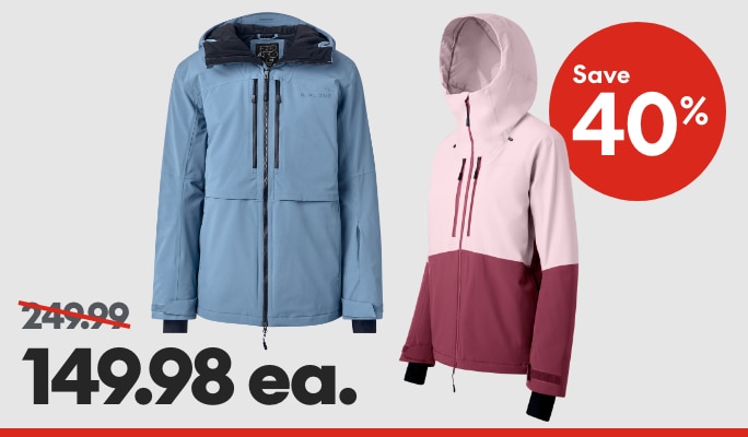 Ripzone Women's or Men's Daybreak 2L Insulated Jacket save 40%