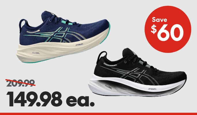 Asics Women or Men Gel-Nimbus 26 Running Shoe save $60