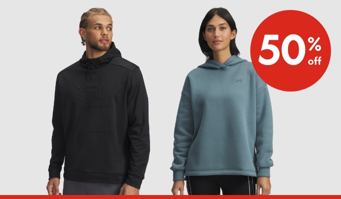 Select Under Armour Women's, Men's & Kids' Armour Fleece 50% off*
