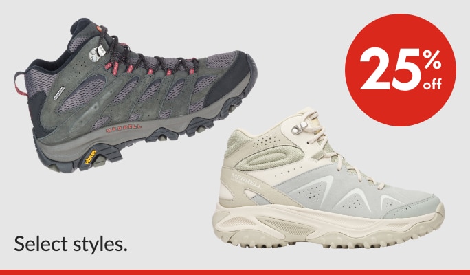 Merrell 25% off