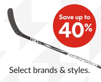 Hockey Sticks  save up to 40% Our regular price. Select brands & styles.