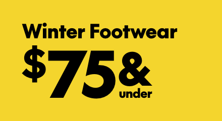 Winter Footwear $75 & Under