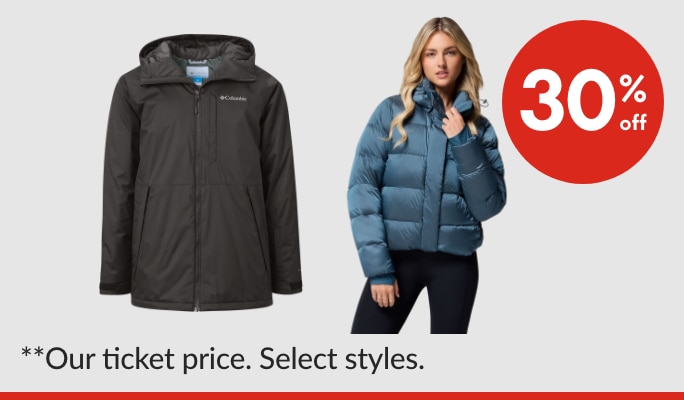 Columbia Winter Insulated Jackets And Pants 30% off**